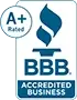 BBB Accredited Business – A+ Rated BBB Accredited Business - A+ Rated logo
