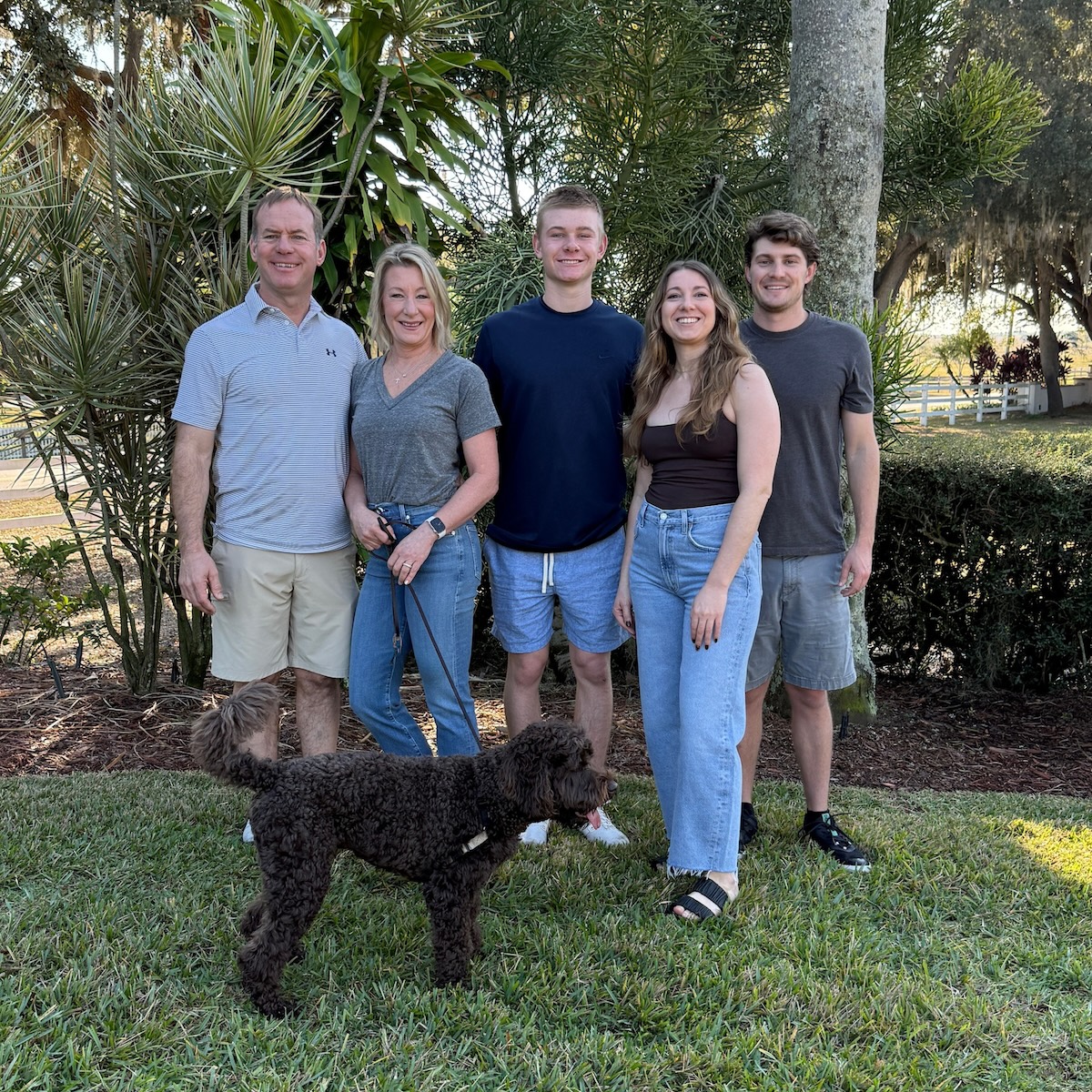 Family of Robert Stevens Roofing owner, Rick Campbell